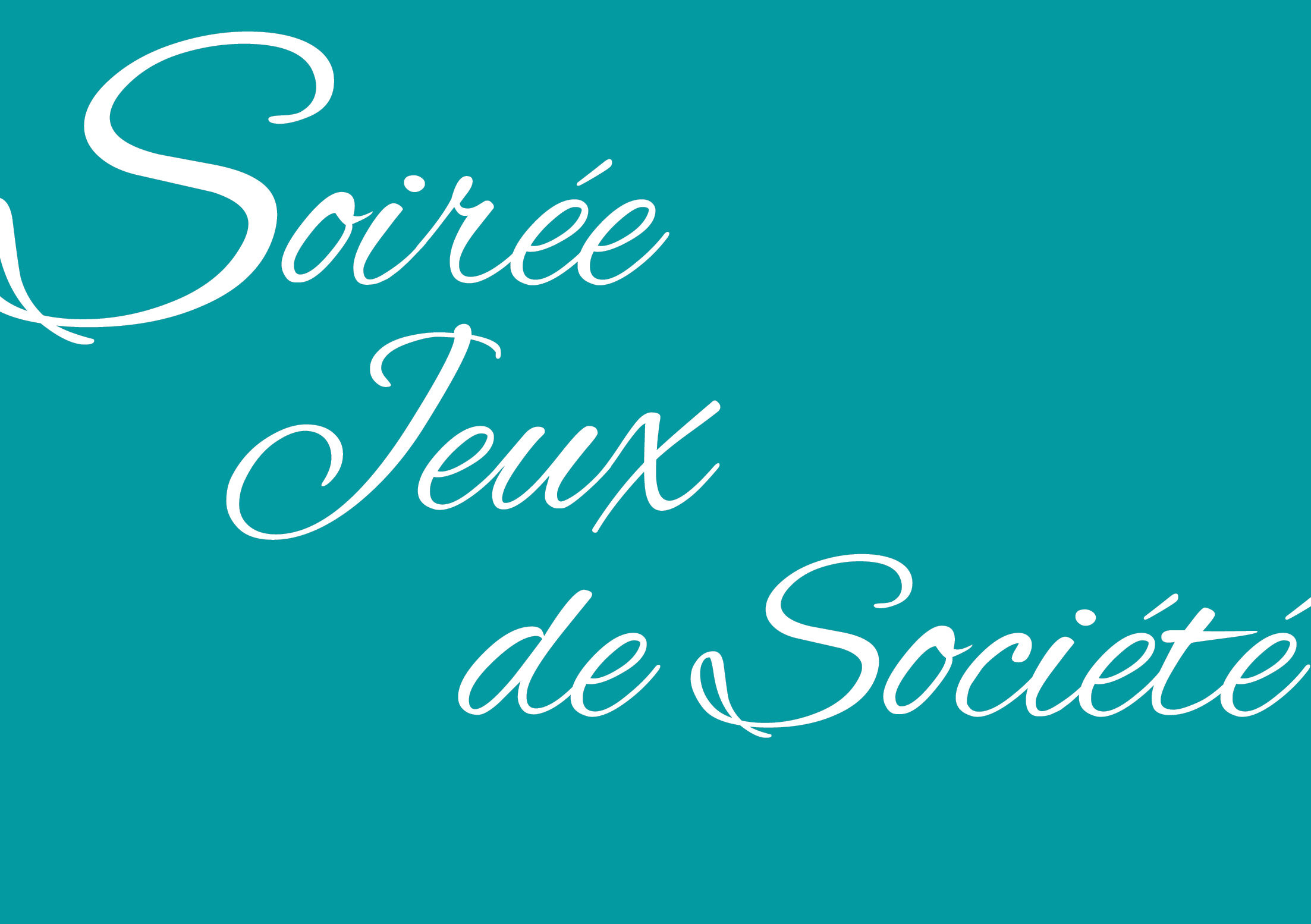 Soirée jeux de société